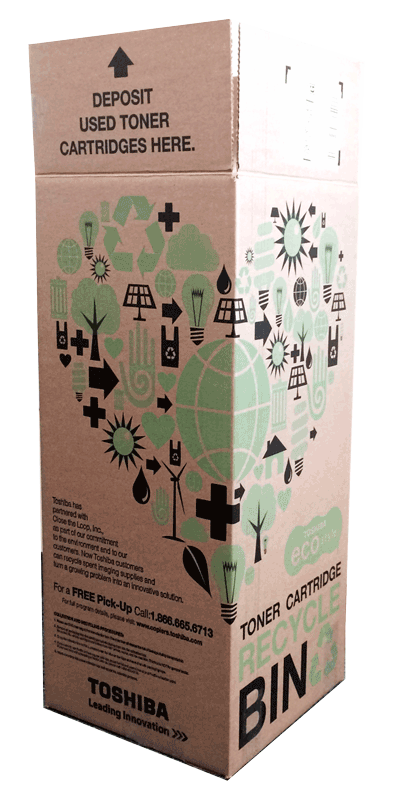 Recycling Box, Toshiba, Automated Business Machines